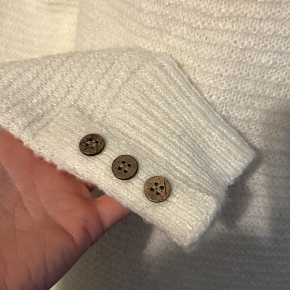 Maurices XS Cream Soft White Knit Tunic Sweater - Picture 3 of 5